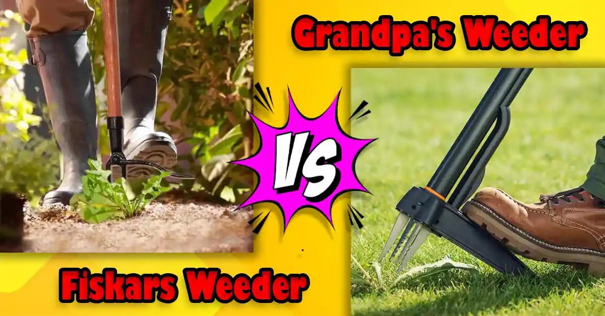 Grandpa's Weeder vs Fiskars