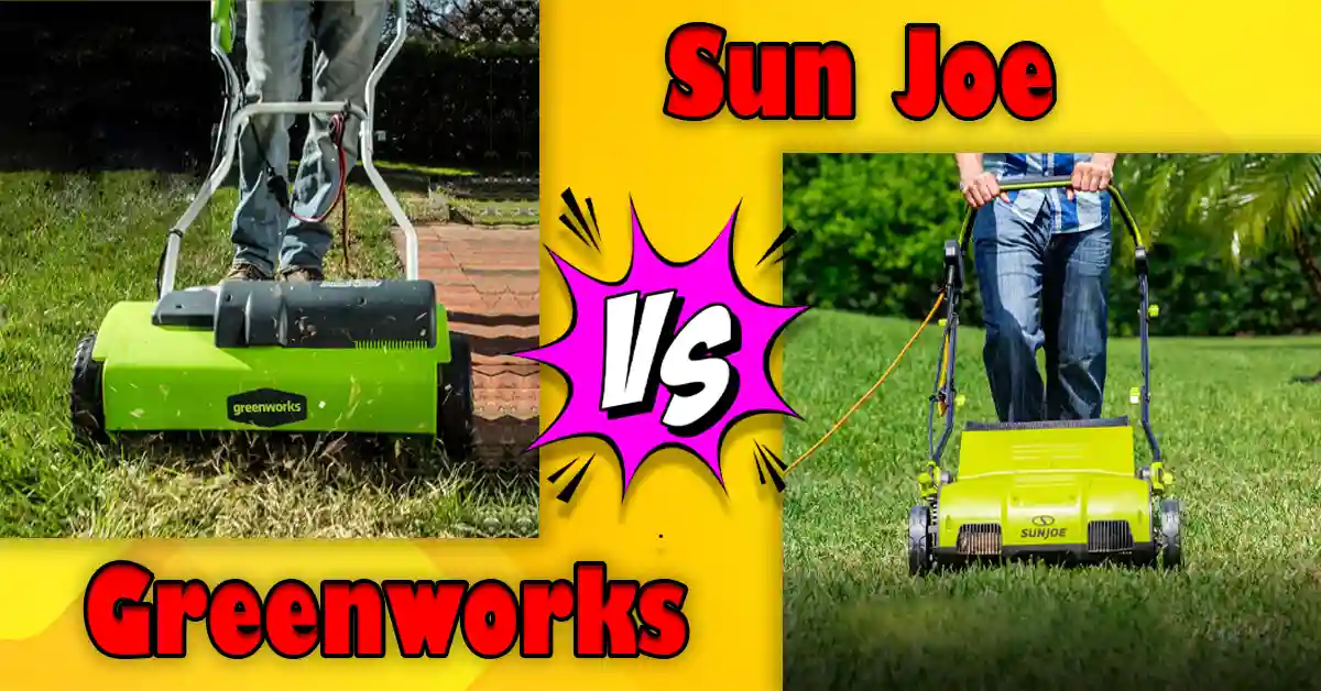 Greenworks vs Sun Joe Dethatcher