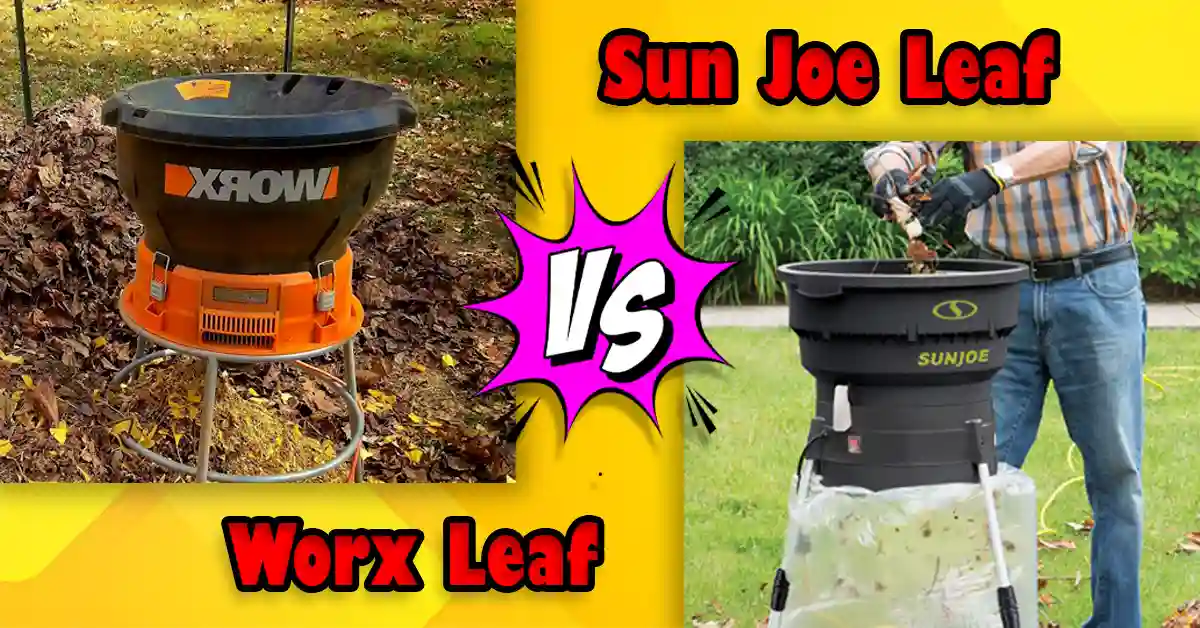 Worx vs Sun Joe Leaf Shredder